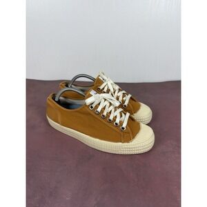 Novesta Star Master Sedlova Beige Ecru Canvas Low Top Sneakers Size US 10/ EU 43